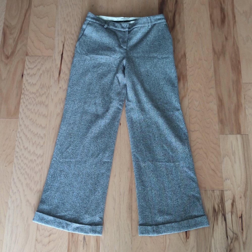Theory Wool Cuffed Pants